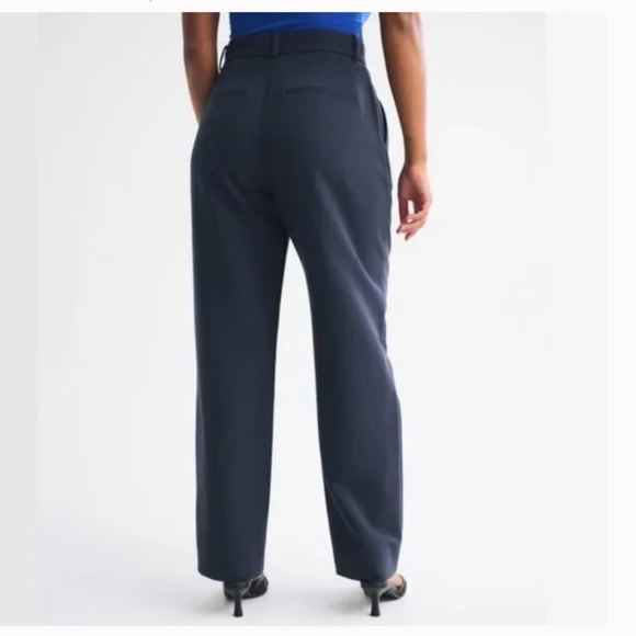 NWT Abercrombie & Fitch Curve Love Quinn Tailored Straight Pant Size 29 - Picture 3 of 16